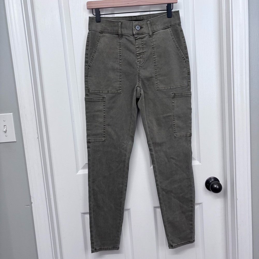 Olive Utility Cargo Pants | Stitch Star S